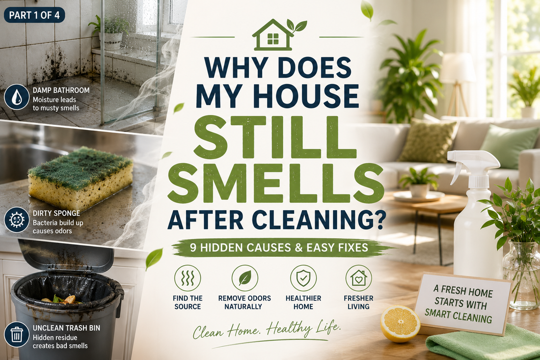 Part 1 - Why Does My House Still Smell After Cleaning? 9 Hidden Causes & Easy Fixes