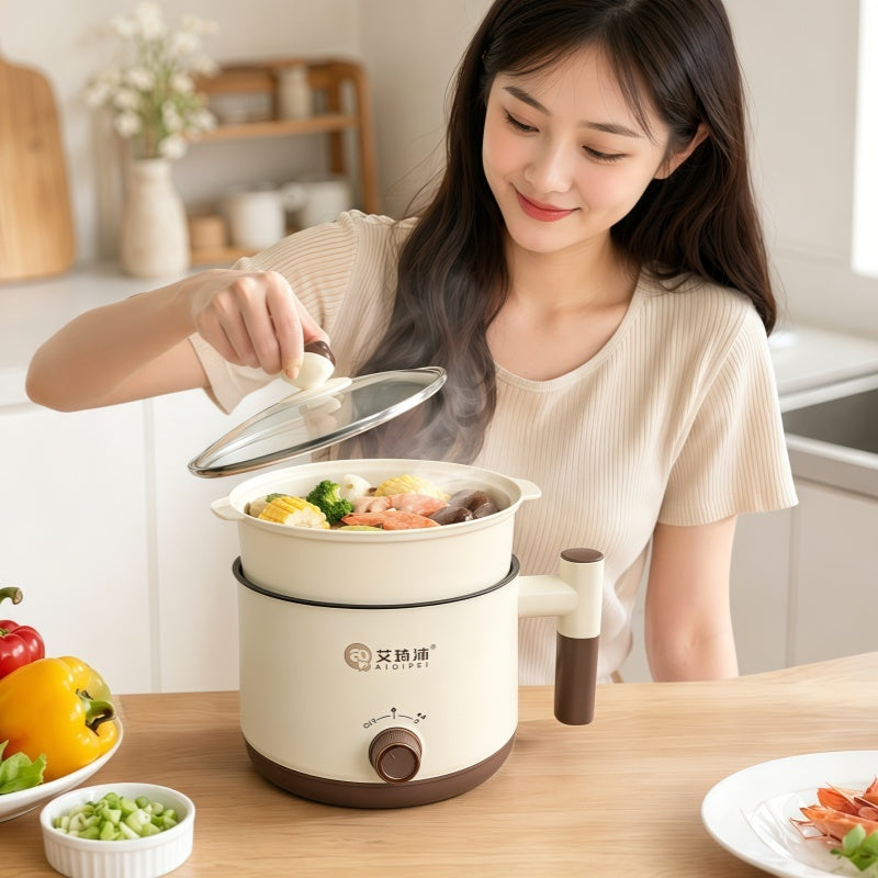 1.5-liter Electric Heating Pot Stainless Steel Pot