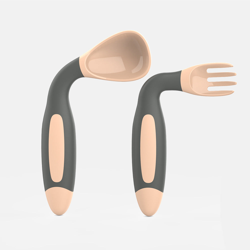 Children's fork and spoon set Portable baby food tableware