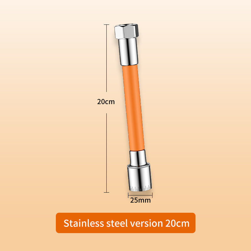 20cm Orange Faucet Extension Hose