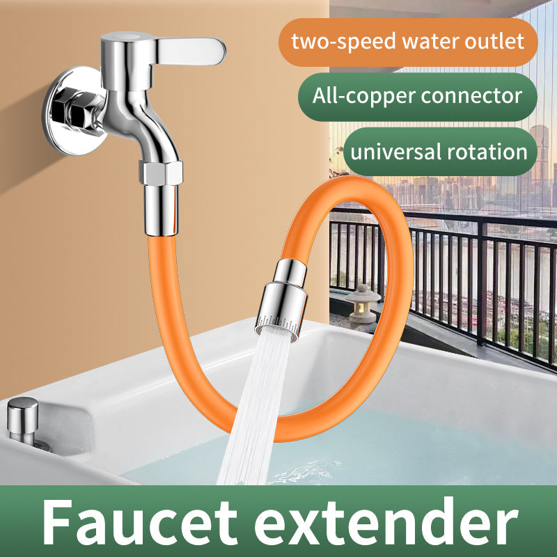 20cm Orange Faucet Extension Hose