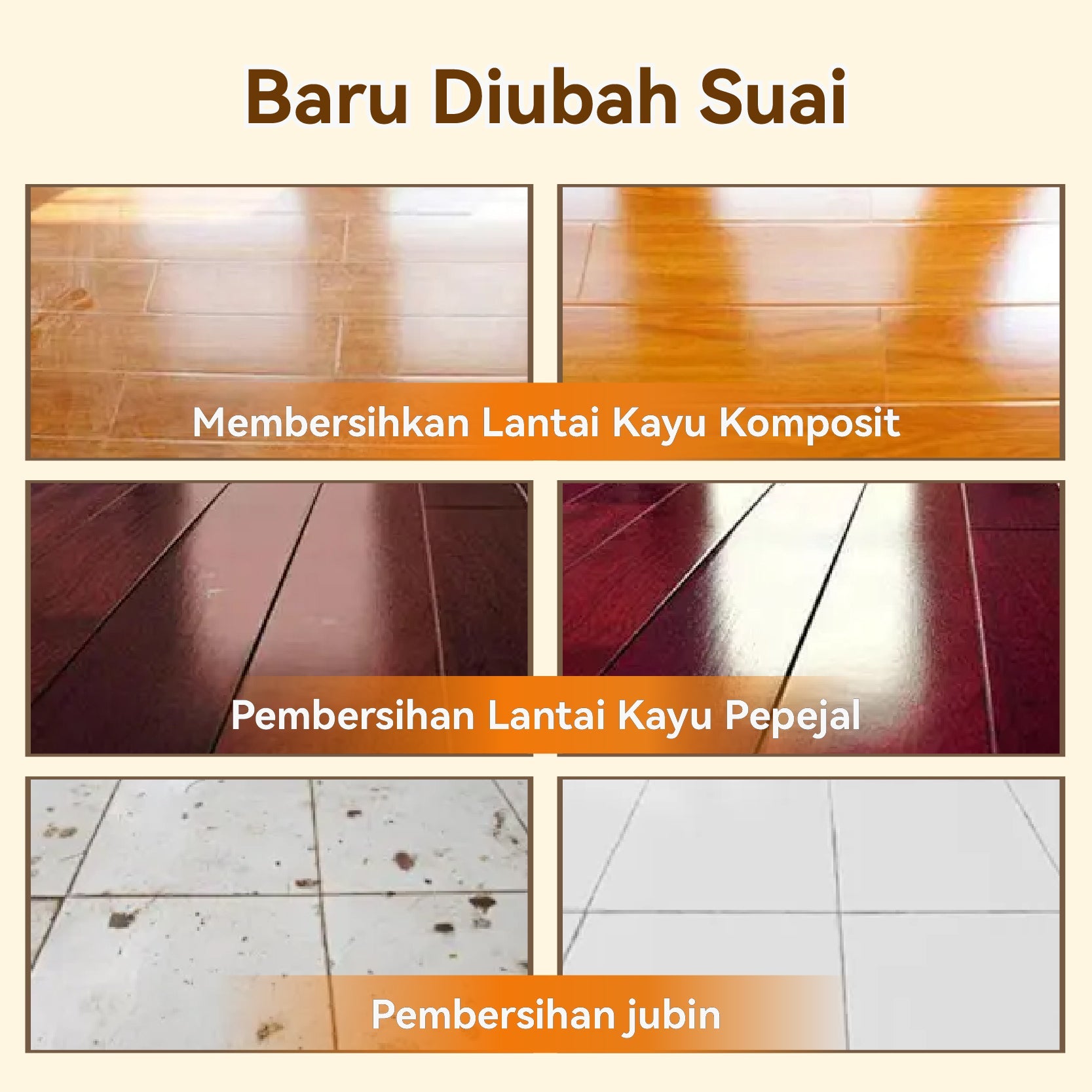 SUCIHOME Powerful Floor Cleaning