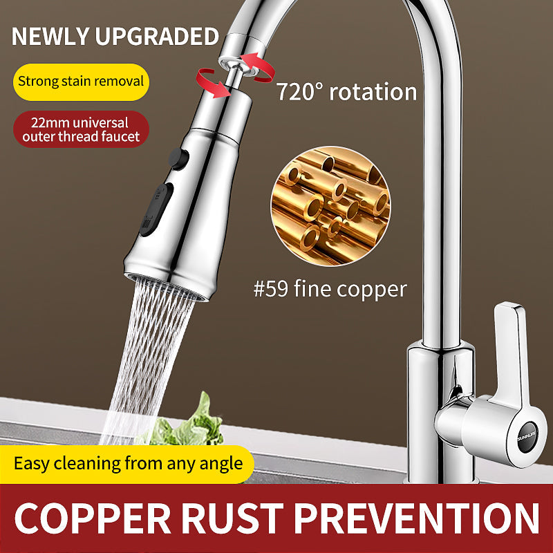 3-Mode Kitchen Faucet Splash Filter Nozzle