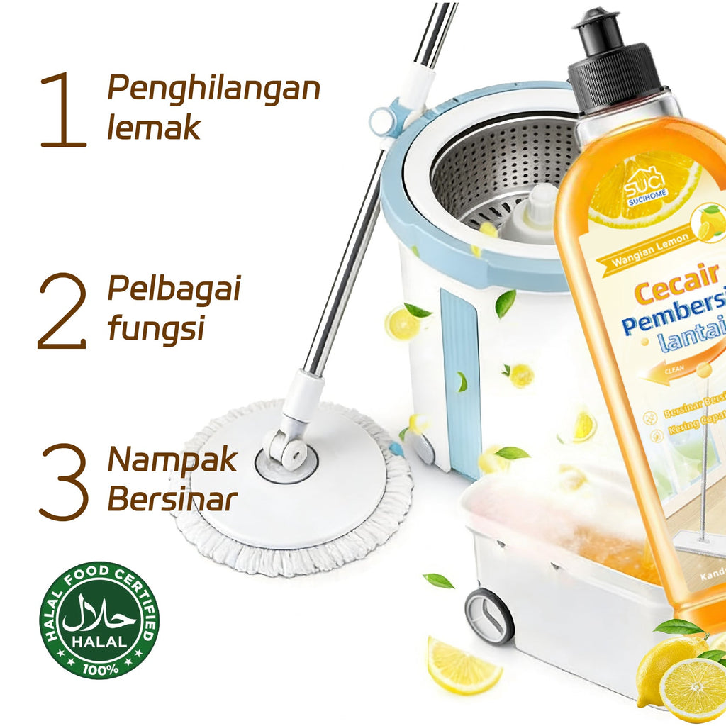 SUCIHOME Powerful Floor Cleaning