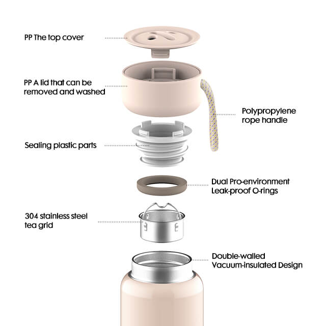 450 ml Vacuum Insulated Water Bottle V854