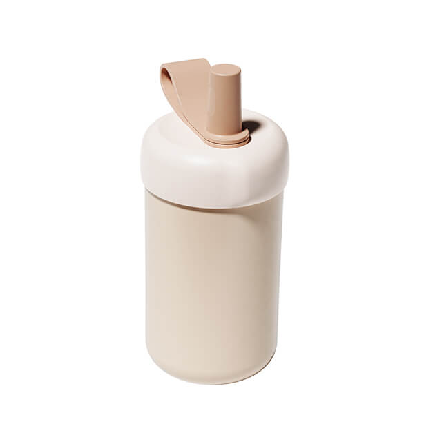 480ml Insulated Coffee Cup with Straw