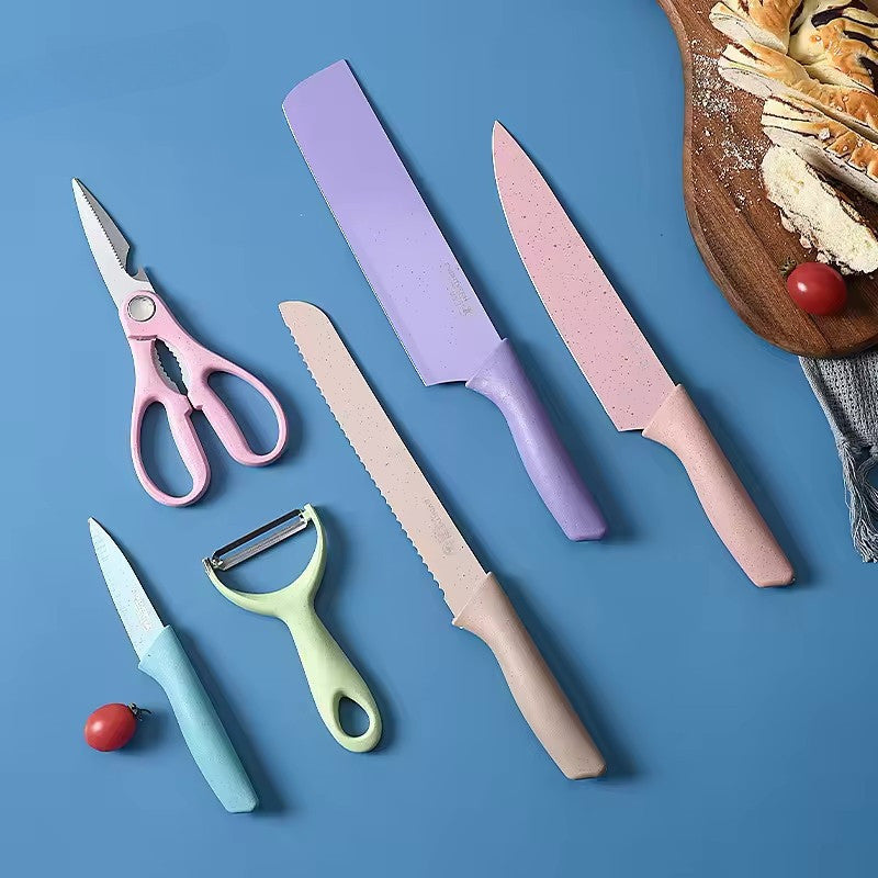 6-in-1 Multi-Functional Kitchen Knife Set