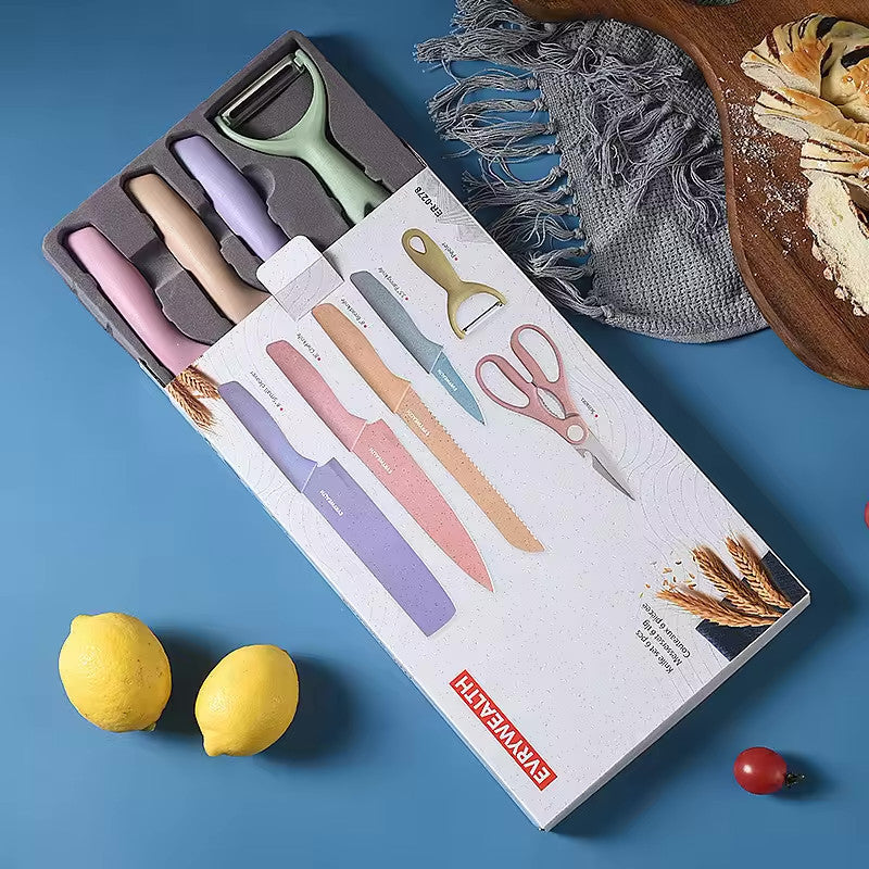 6-in-1 Multi-Functional Kitchen Knife Set