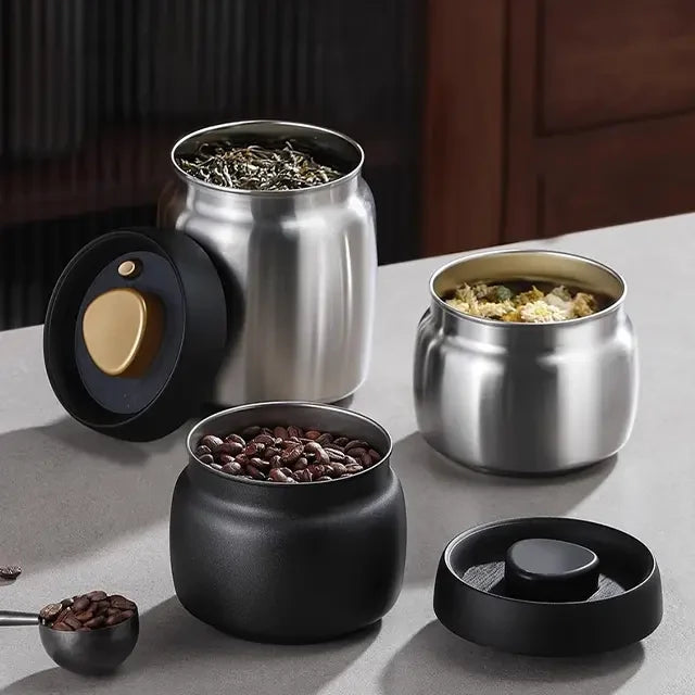 Airtight Food Storage Vacuum Stainless Steel Canister for Storage