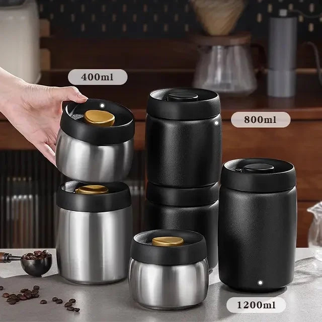 Airtight Food Storage Vacuum Stainless Steel Canister for Storage