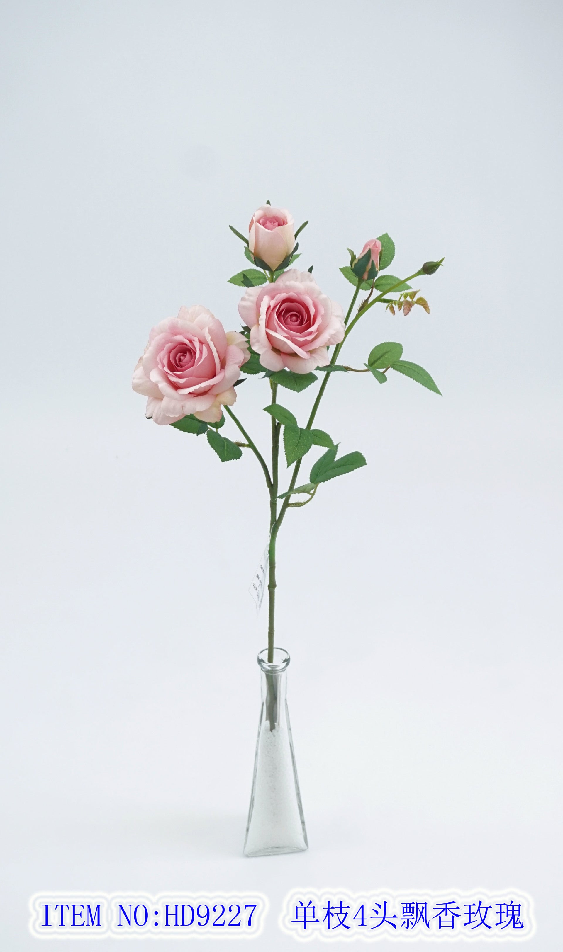 A single branch of 4 fragrant roses