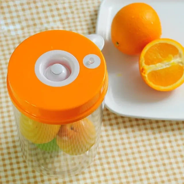 BPA Free Round Pumpable Food Storage Coffee Container with Airtight Lid Seal