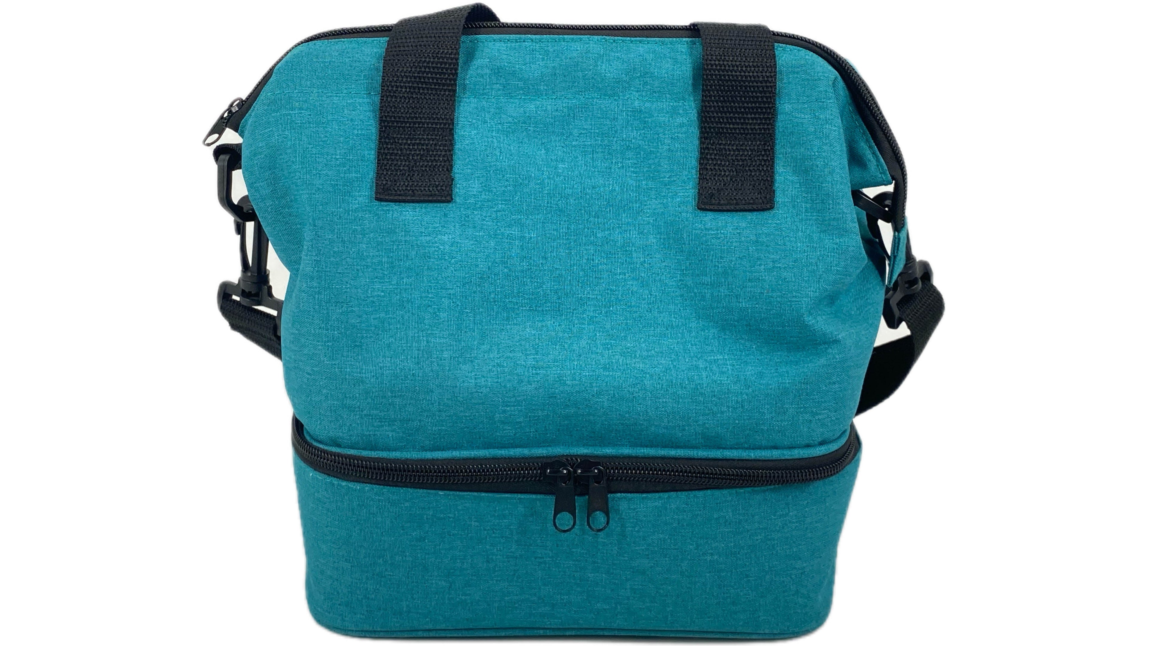 Cooler Bag Quality Multiple color Cationic Fabric Shoulder With Handle Double-Deck Bag