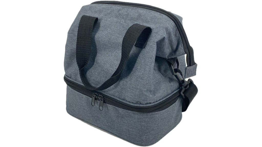Cooler Bag Quality Multiple color Cationic Fabric Shoulder With Handle Double-Deck Bag