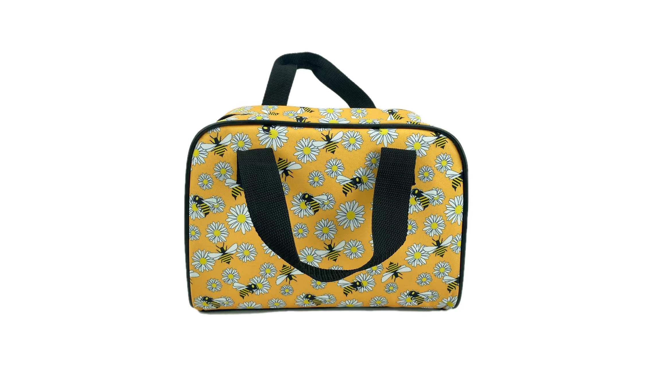 Cooler Bag With Fashion Pattern Customized Canvas Polyester