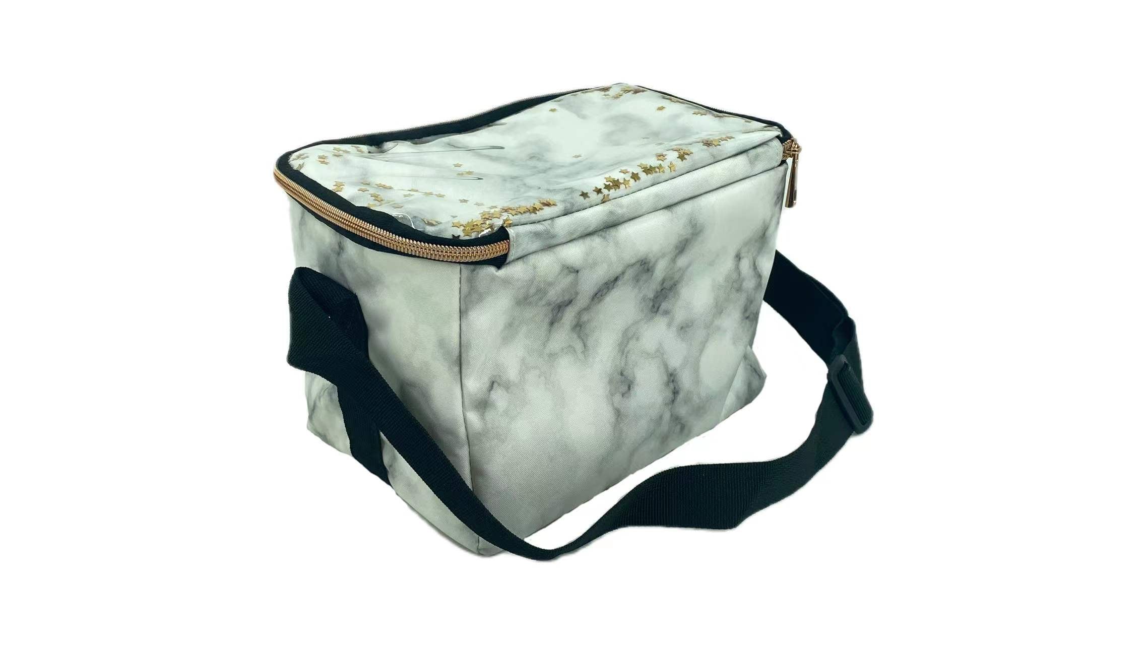 Cooler Bag With Fashion Pattern Customized Polyester Canvas