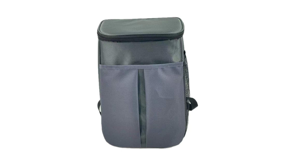 Customized Two Tone Polyester Fabric Cooler Backpack