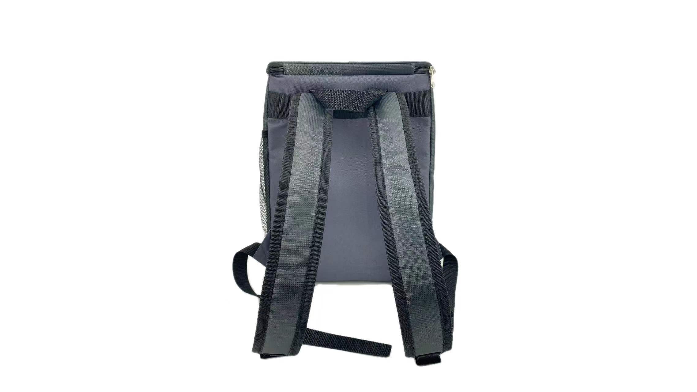 Customized Two Tone Polyester Fabric Cooler Backpack