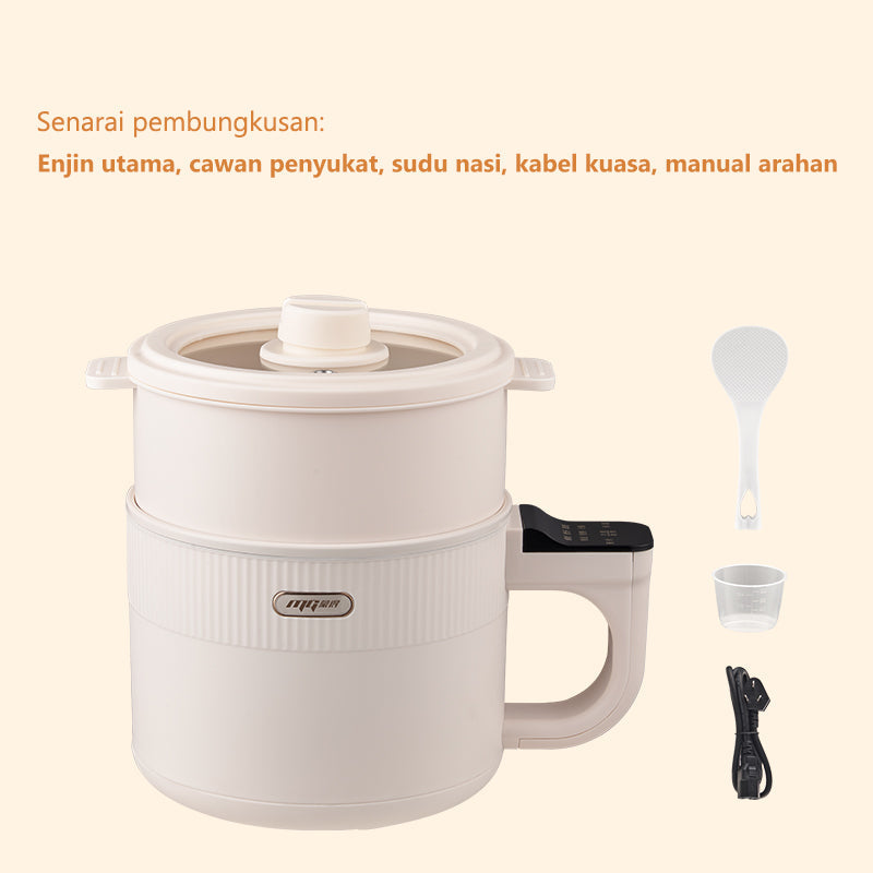 DZ12 Electric Hot Pot with Steamer