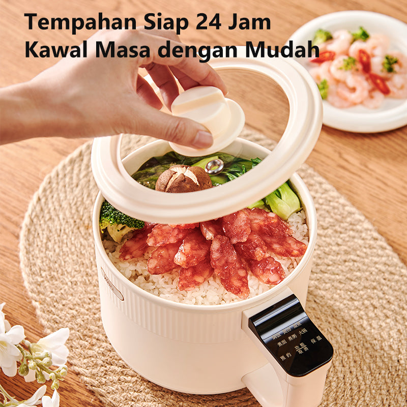 DZ12 Electric Hot Pot with Steamer