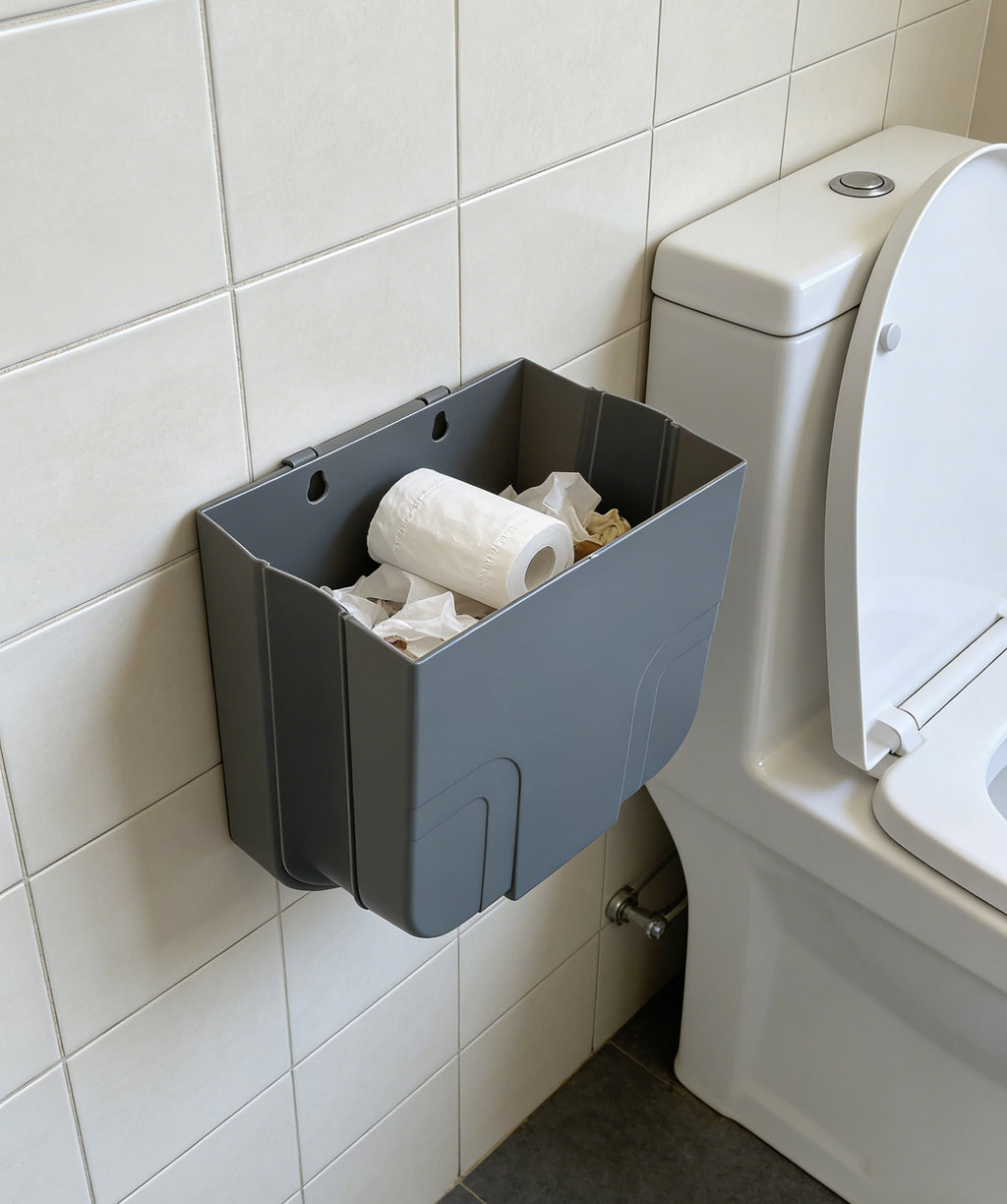 Hanging Trash Can for Cabinet Door