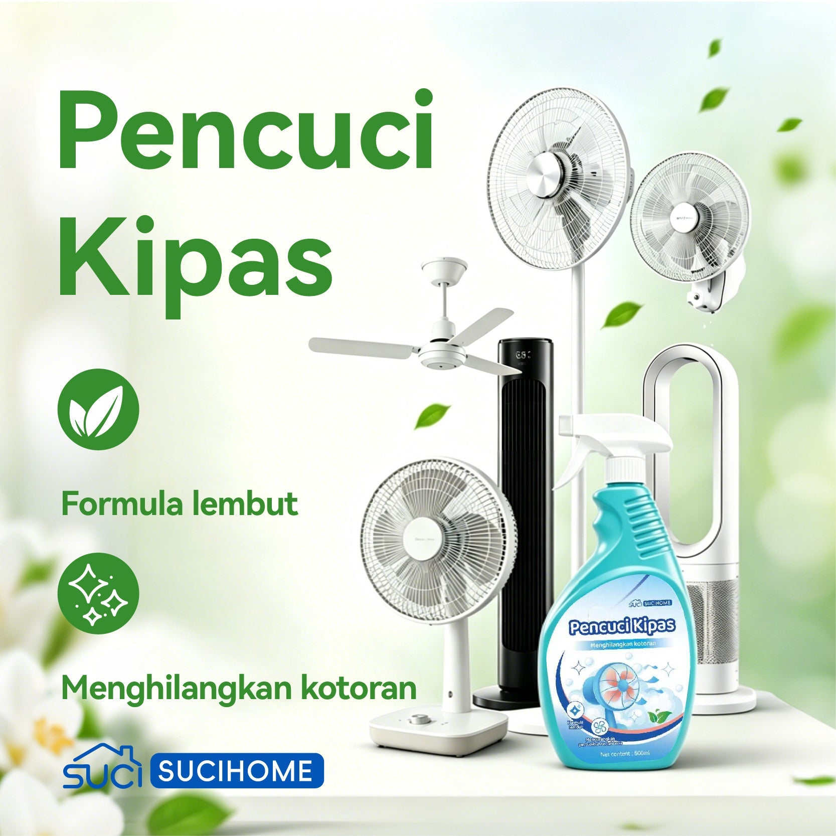 SUCIHOME Heavy Duty Fan Cleaner Spray