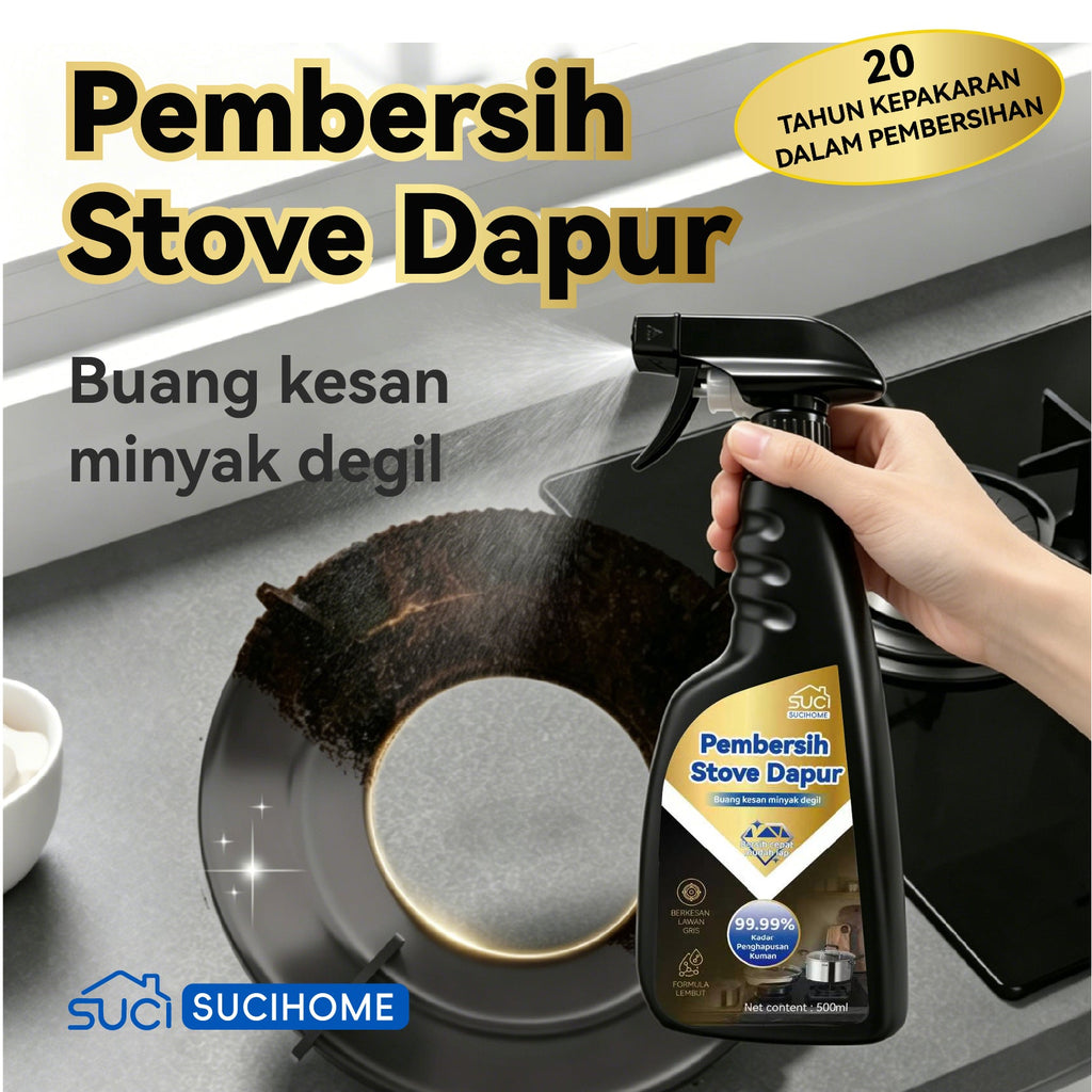 SUCIHOME Heavy Duty Kitchen Stove Cleaner Spray