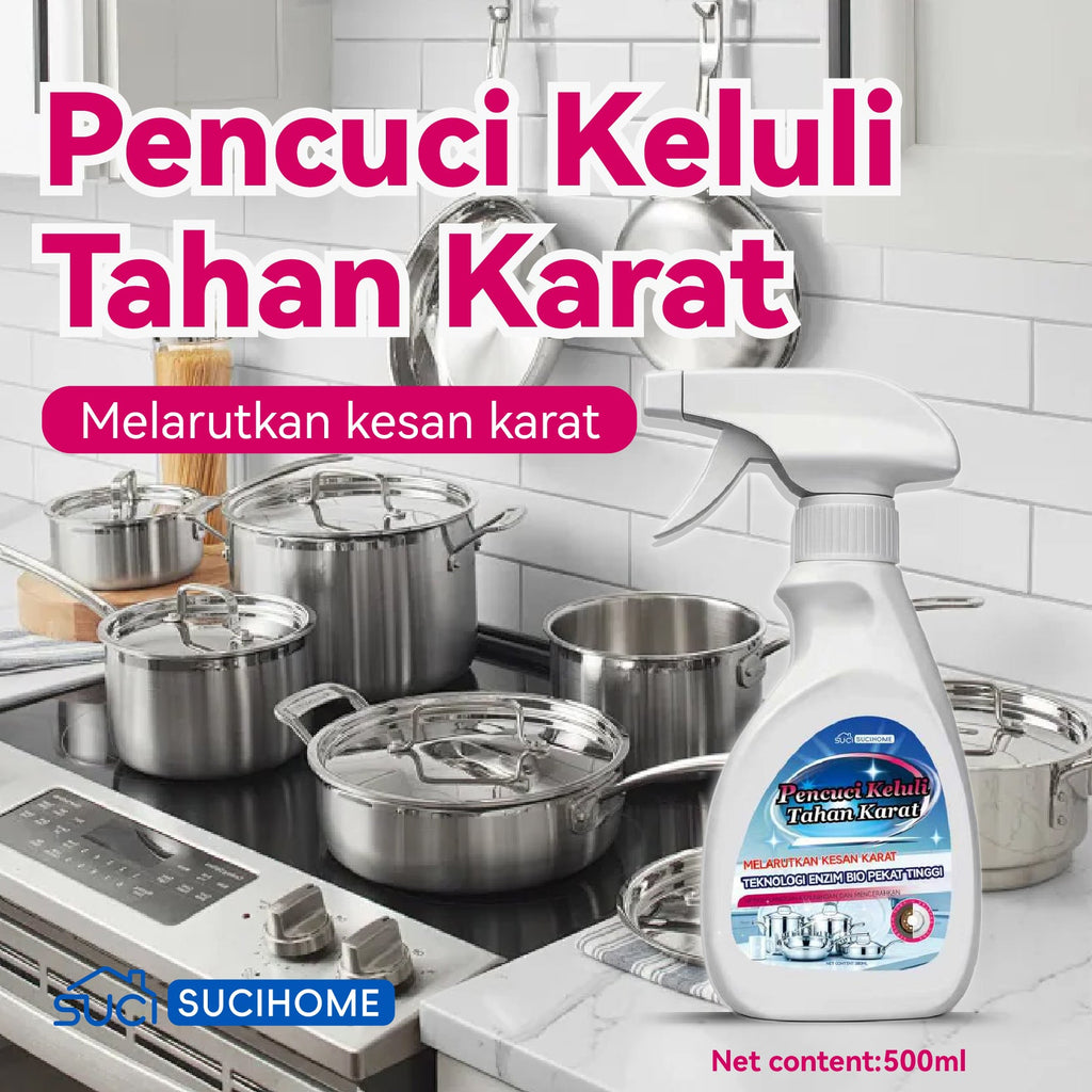 SUCIHOME Heavy Duty Stainless Steel Cleaner Spray