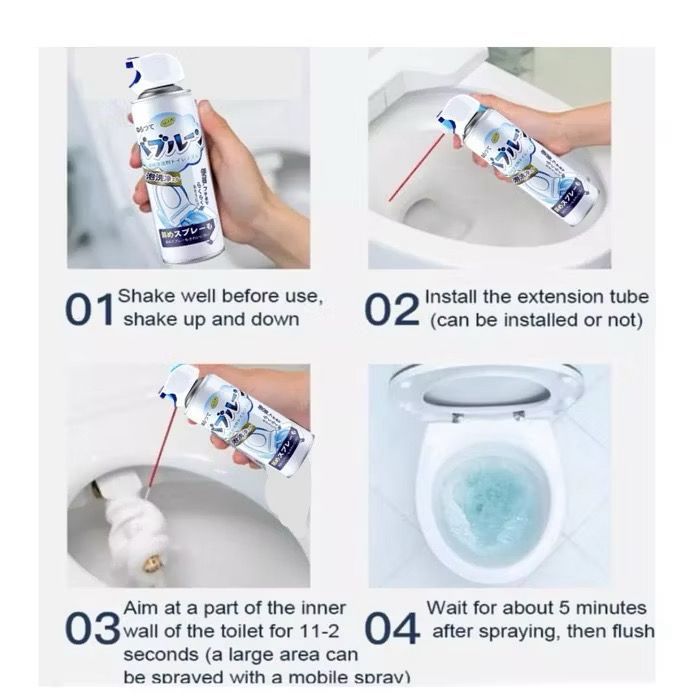 Heavy Duty Toilet Bowl Cleaner Spray