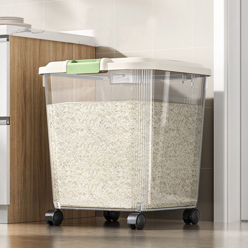 Household Rice Bucket Insect-proof Moisture-proof Sealed Food Grade Storage Bucket Box