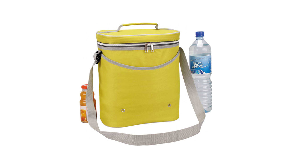 Lunch Bag Customized Matt Polyester Lunch Cooler Bag With Handle And Shoulder Strap