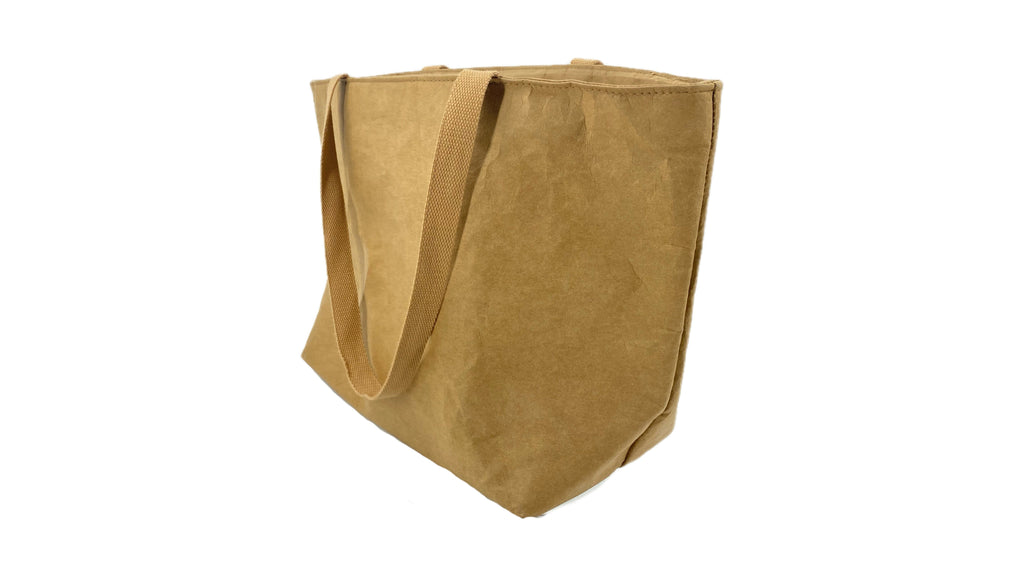 Lunch Bag Quality High capacity Aluminum Foil Lining Fashion Kraft Paper Bag