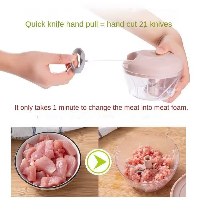Manual Pull Chopper & Food Processor
