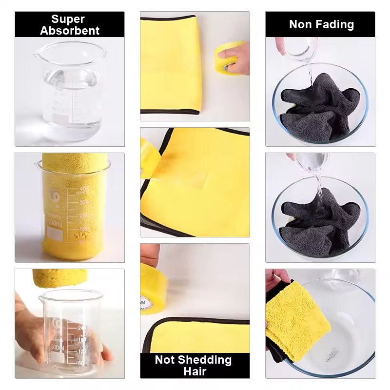 Microfiber Towel - Super Absorbent Lint-Free Face Towel