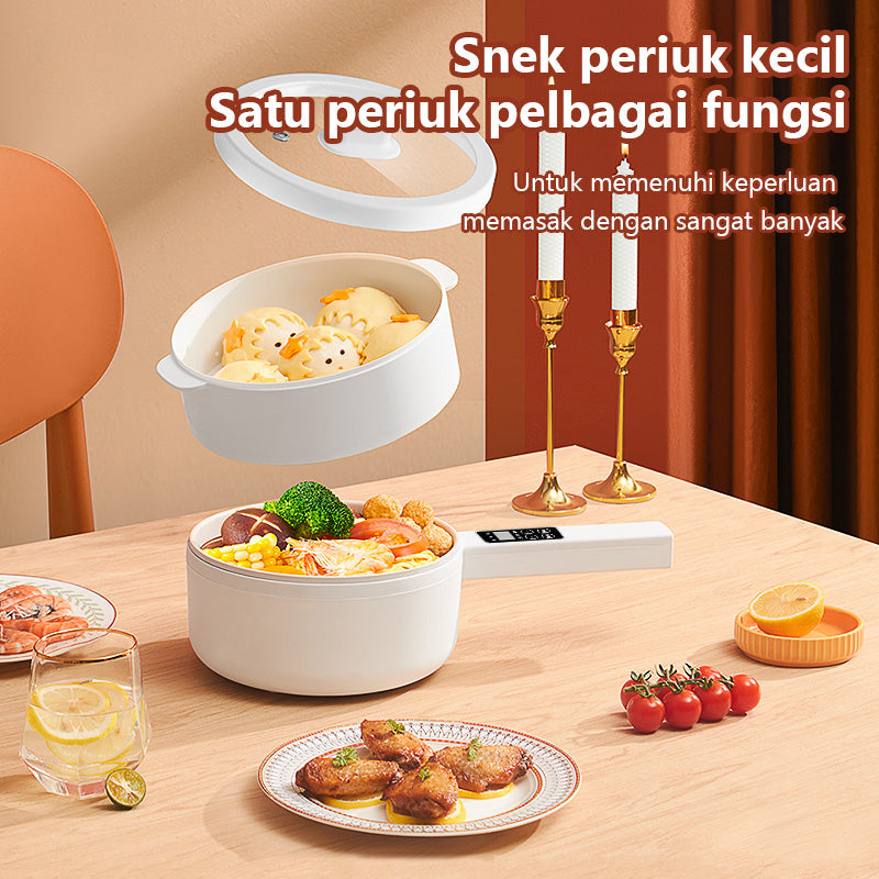 Multi-Functional Electric Hot Pot with Steamer