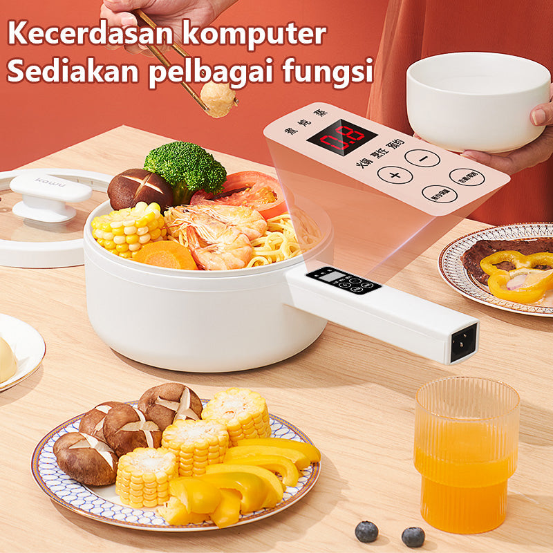Multi-Functional Electric Hot Pot with Steamer