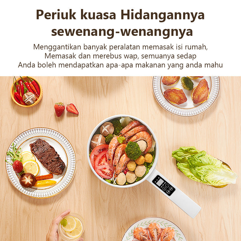 Multi-Functional Electric Hot Pot with Steamer