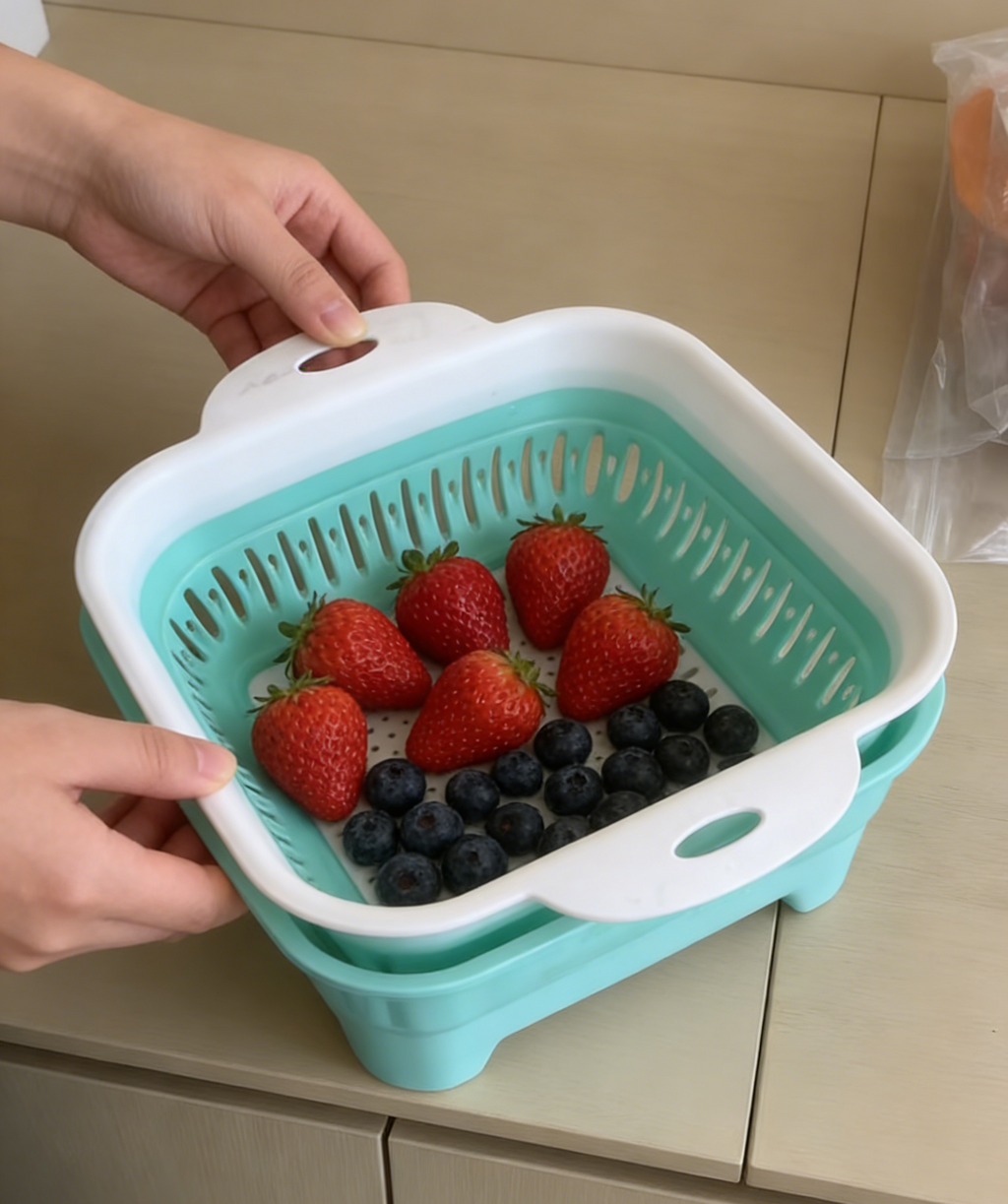 Multi-Functional Kitchen Draining Basket