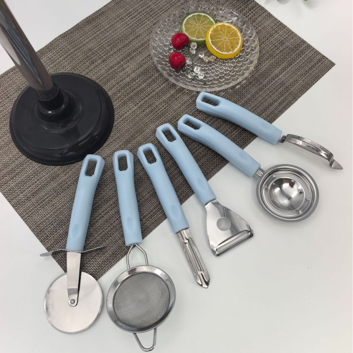 New 6-Piece Stainless Steel Kitchen Utensils and Gadgets Set