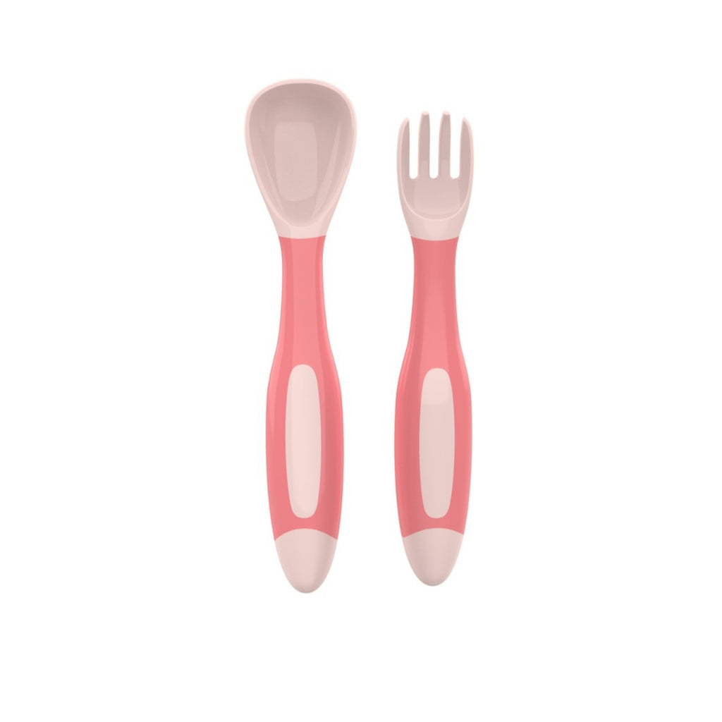 Children's fork and spoon set Portable baby food tableware