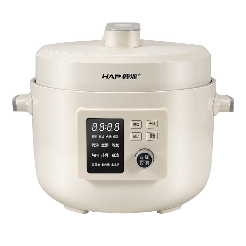 Three-grid inner tank electric pressure cooker ceramic glaze