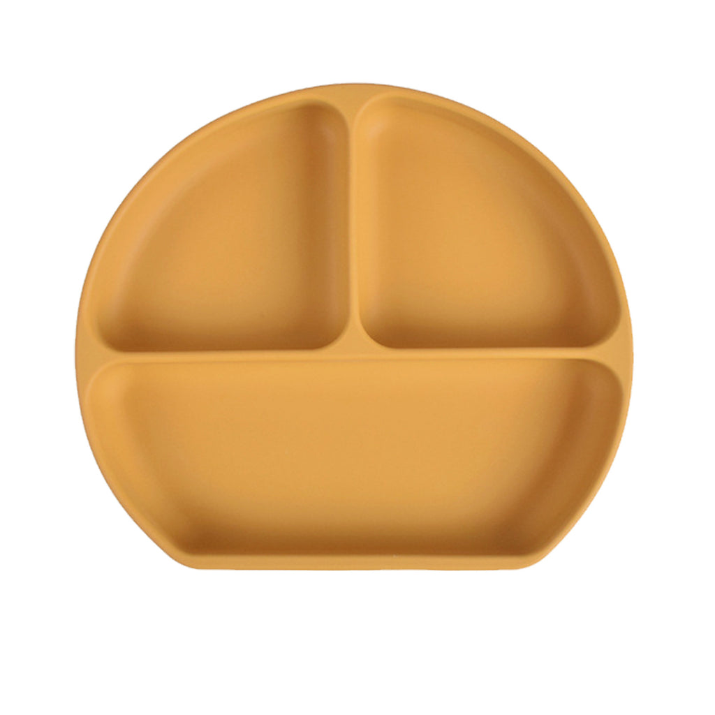 Baby Silicone Plate Children's Suction Cup Integrated Supplementary Food Bowl