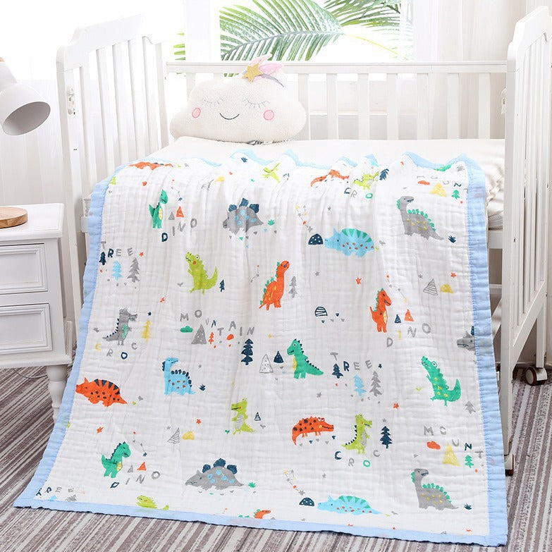 Six-layer high-density gauze bath towel pure cotton soft and breathable