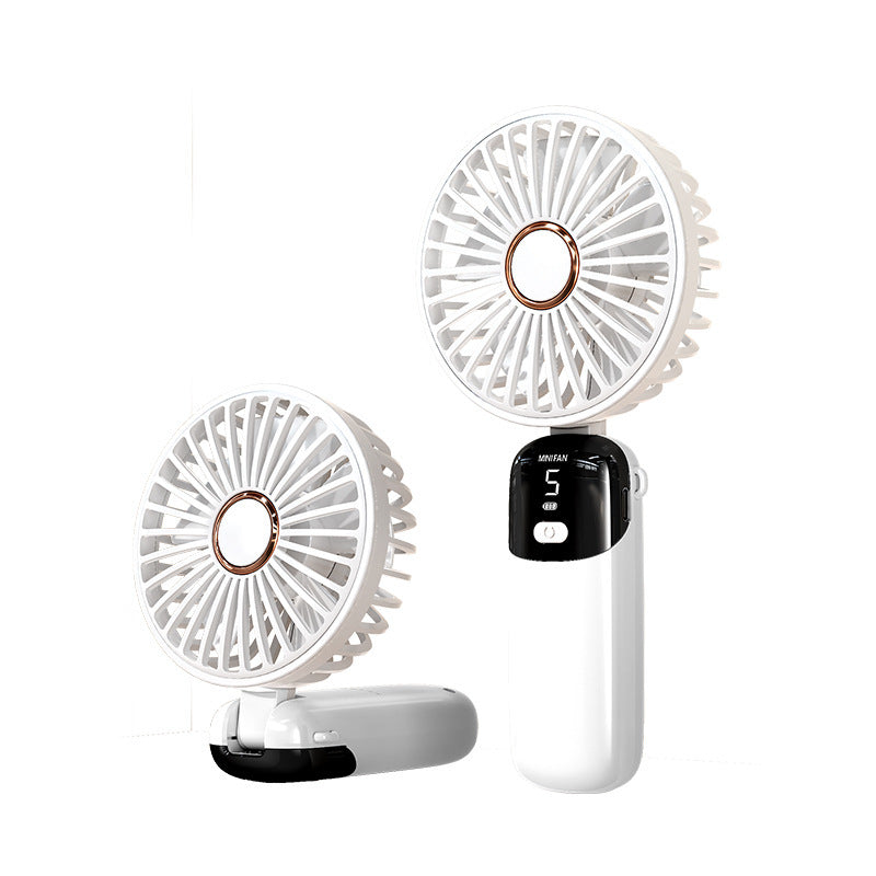 Dual electric handheld USB handheld small fan
