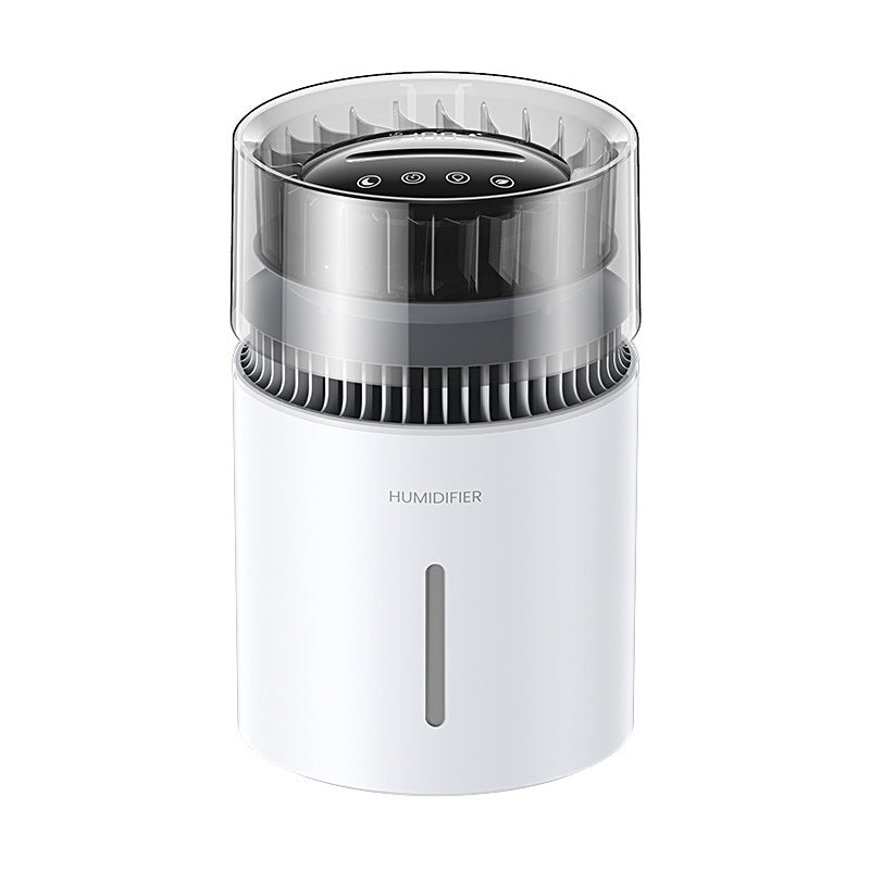 Fogless humidifier, negative ion air purification