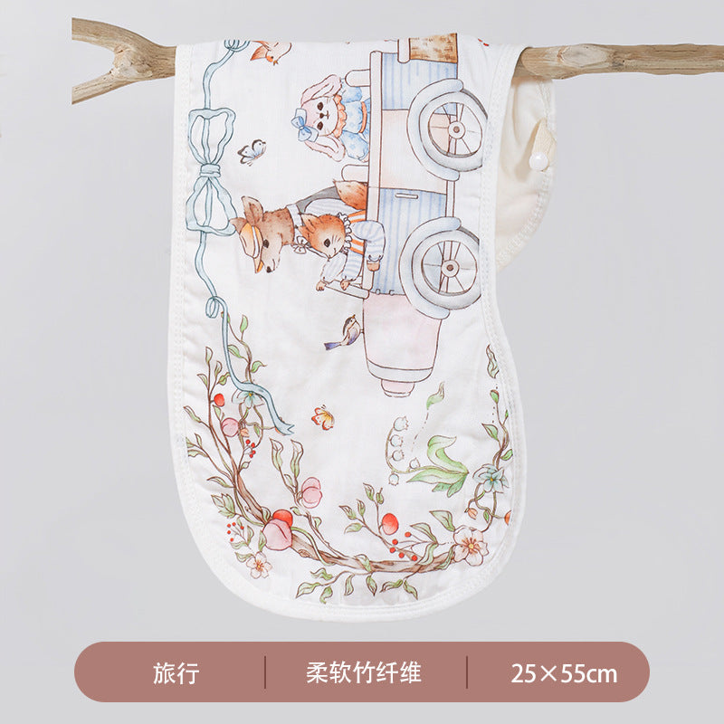 Baby burp towel Baby saliva towel Bamboo cotton gauze Class a