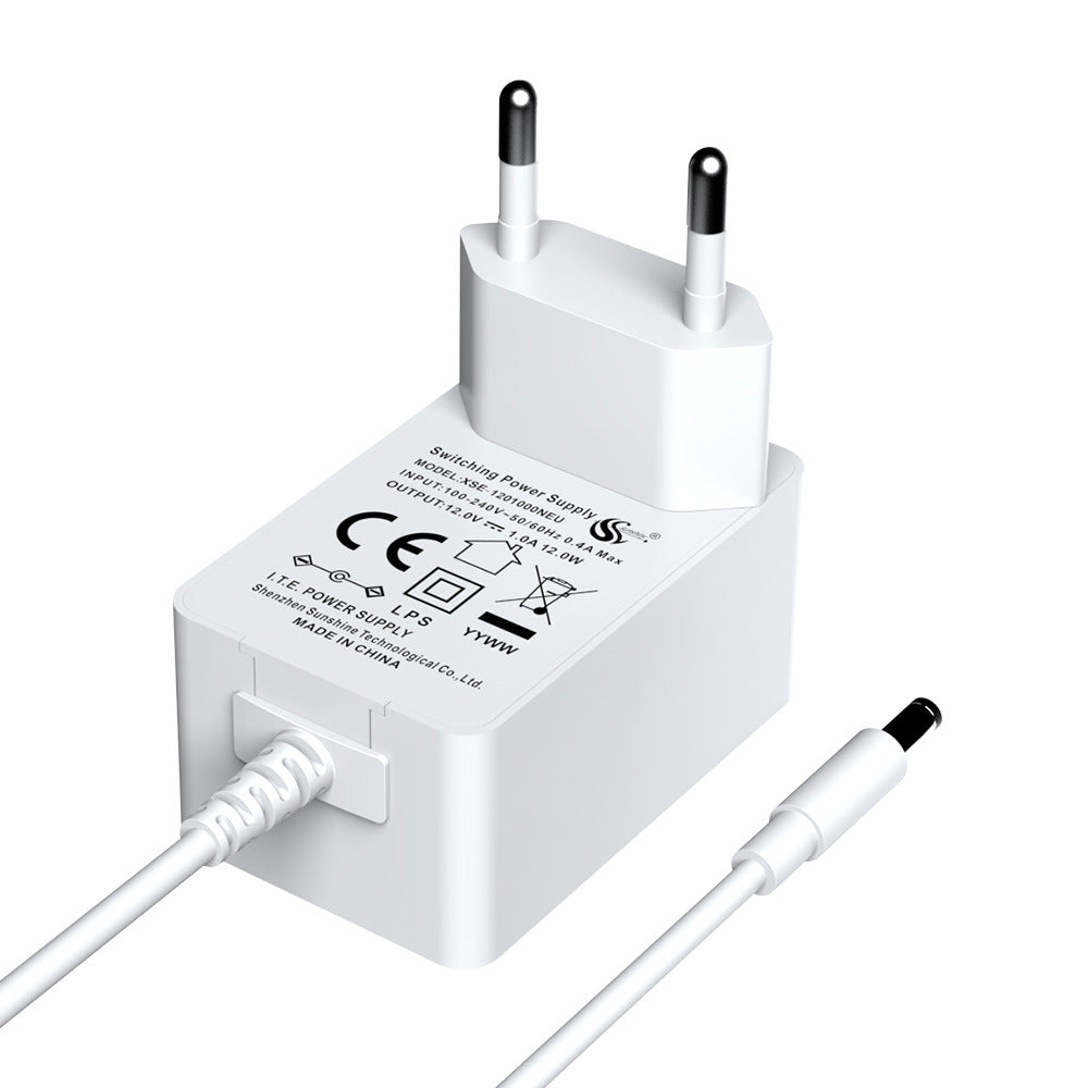 12V1A power adapter CE certification