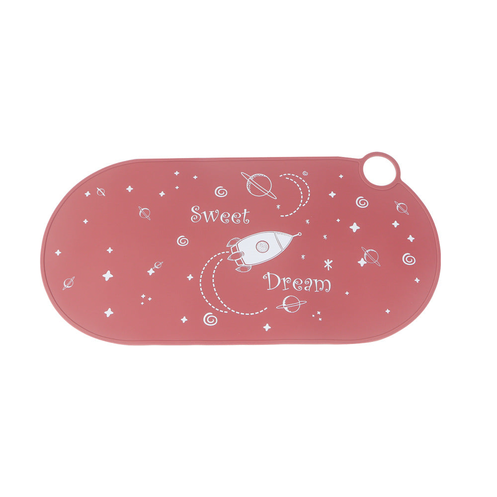Anti-scalding table mat waterproof mat baby food grade silicone placemat