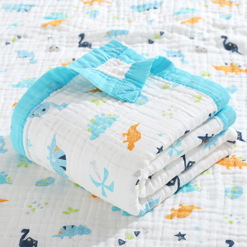 Six-layer high-density gauze bath towel pure cotton soft and breathable
