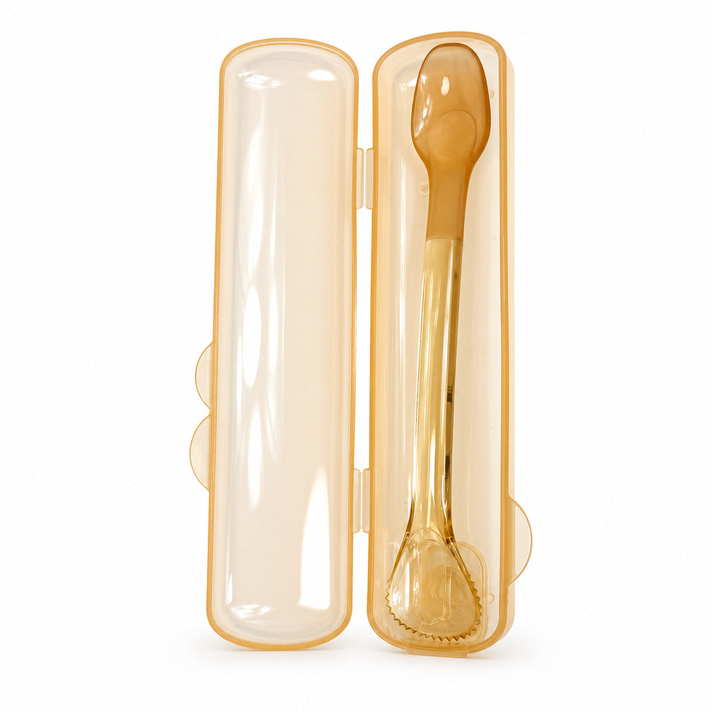 Puree spoon baby dual-purpose fruit puree scraper artifact